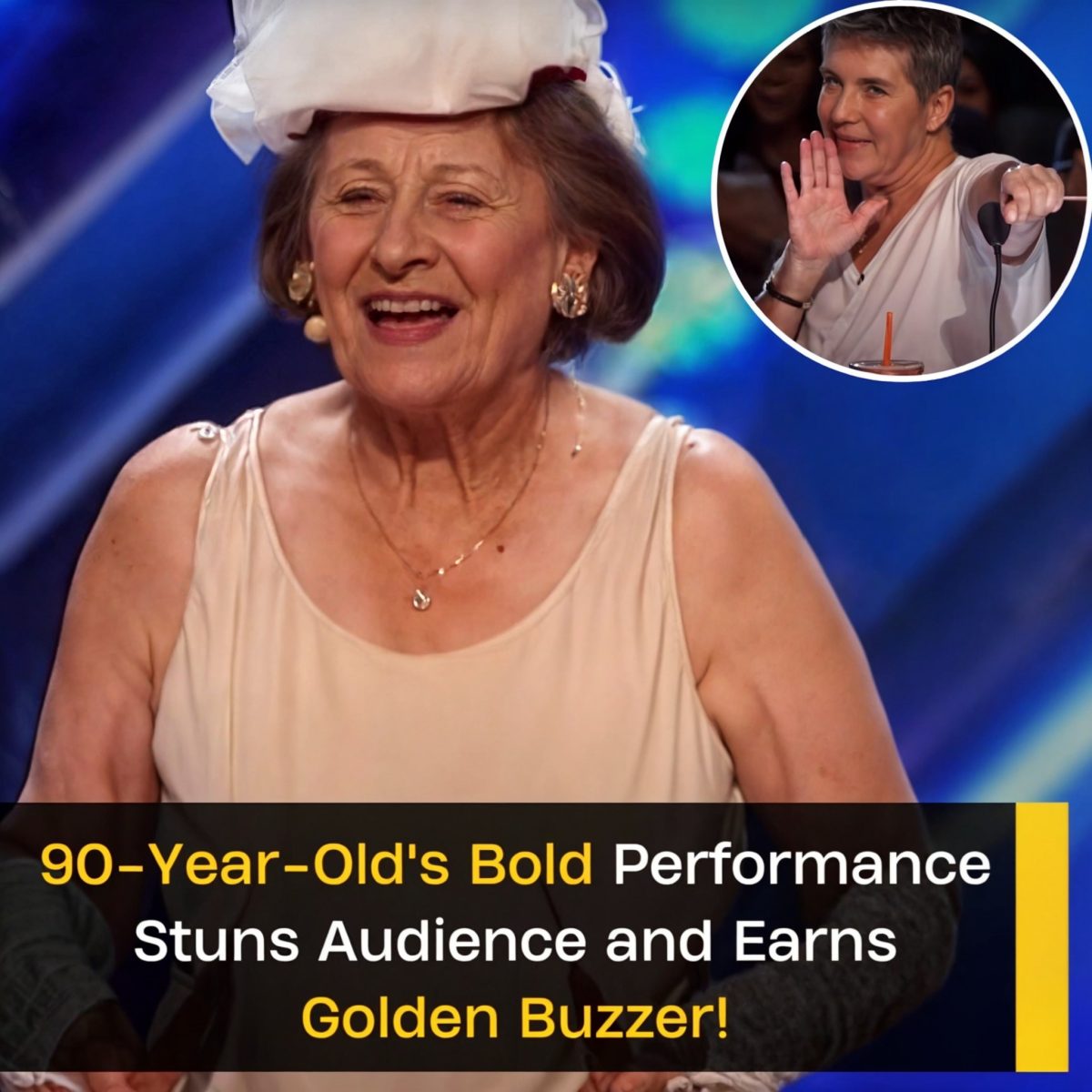 “I was kind of numb when all these gold things came down,” Dorothy said, “because I didn’t know he had a golden buzzer, and I had only planned on doing that one time.”  